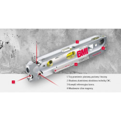 Poziomica laserowa BMI TORPEDO 3 | Dobra Cena | Sklep Online - Norwit.pl