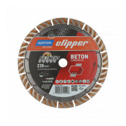 Tarcza diamentowa EXTREME BETON SILENCIO H17  230x22.23 OG (Norton Clipper) | Dobra Cena | Sklep Online - Norwit.pl