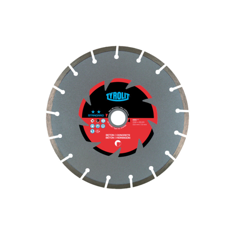 Tarcza diamentowa TYROLIT STANDARD DCC 150 X 2,6 MM | Dobra Cena | Sklep Online - Norwit.pl
