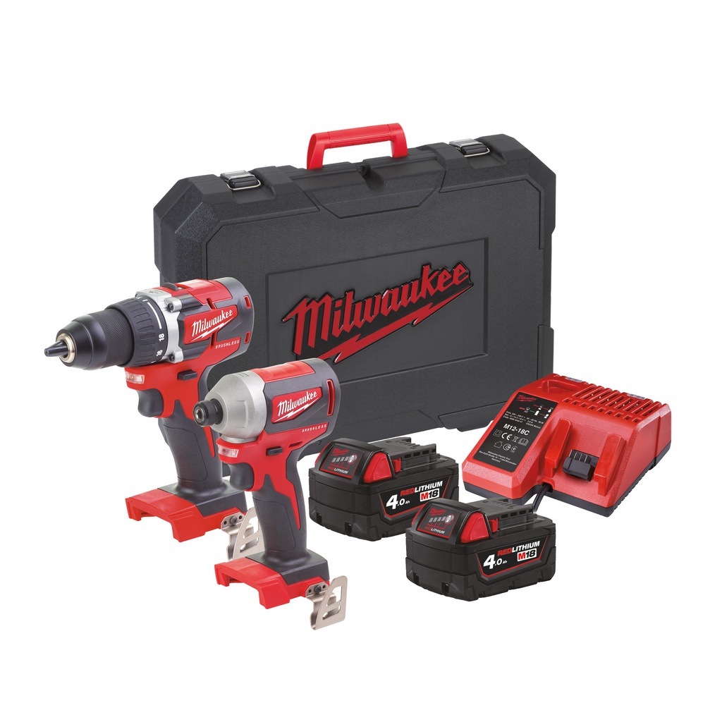 M18™ KOMPAKTOWY BEZSZCZOTKOWY POWERPACK  Milwaukee | M18 CBLPP2B-402C