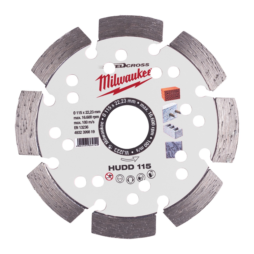 Tarcze SPEEDCROSS™ HUDD Milwaukee | HUDD 115 mm - 1 pc