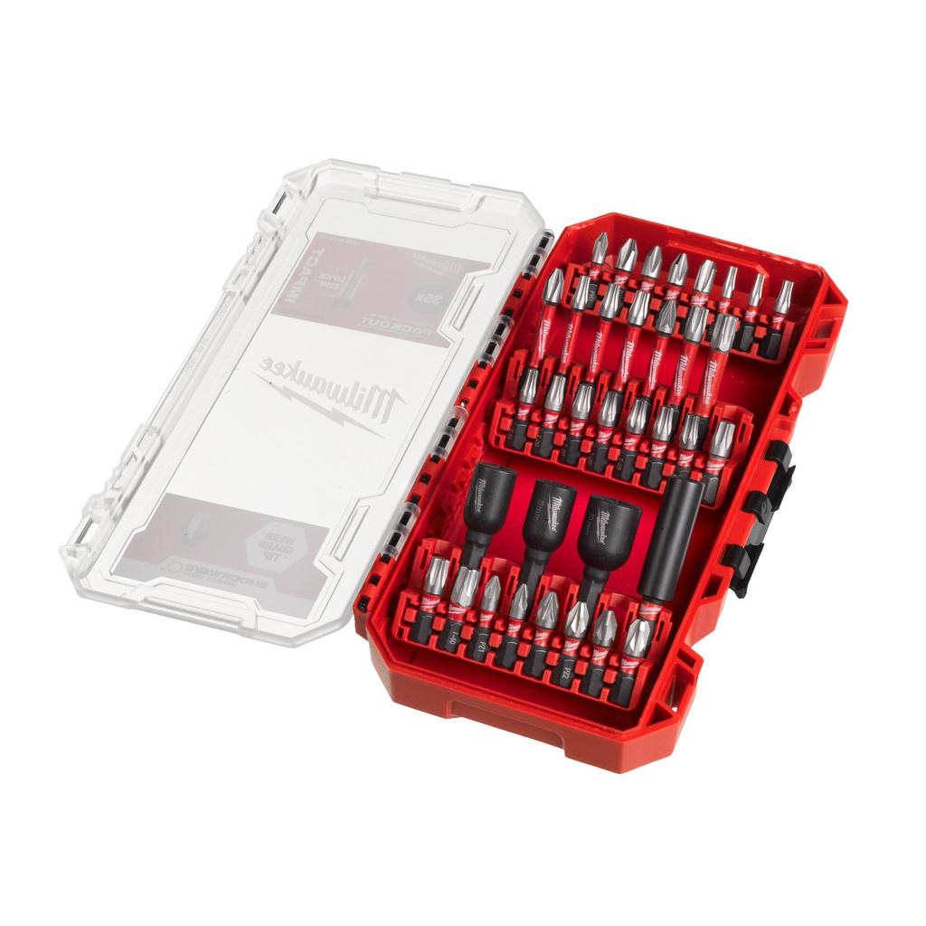 Zestawy bitów udarowych SHOCKWAVE™ IMPACT DUTY Milwaukee | SHOCKWAVE™ Impact Duty™ bit set (35 pc)