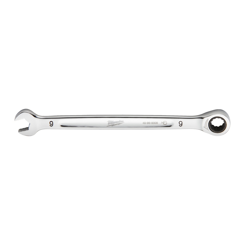 Klucze płasko-oczkowe z grzechotką MAX BITE™ Milwaukee | Maxbite Ratcheting Metric Combination Spanner 9mm - 1pc