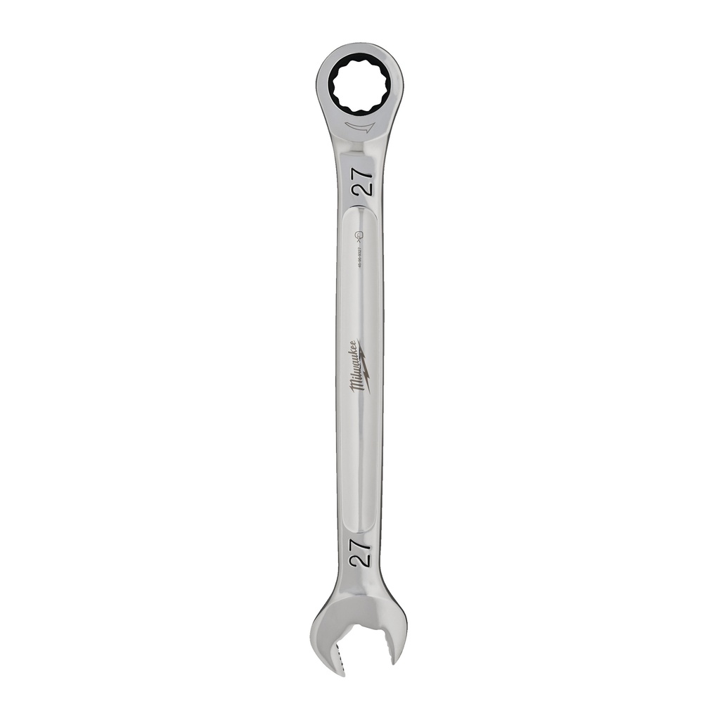 Klucze płasko-oczkowe z grzechotką MAX BITE™ Milwaukee | Maxbite Ratcheting Metric Combination Spanner - 27 mm