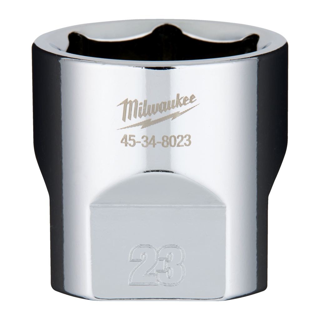 Nasadki chromowane ⅜ ″ Milwaukee | 3/8 Drive Socket Metric Standard - 23 mm