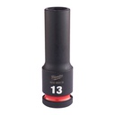 Nasadki Udarowe SHOCKWAVE™ IMPACT DUTY  ½" - długie Milwaukee | 13 mm 1/2" impact socket deep - 1pc