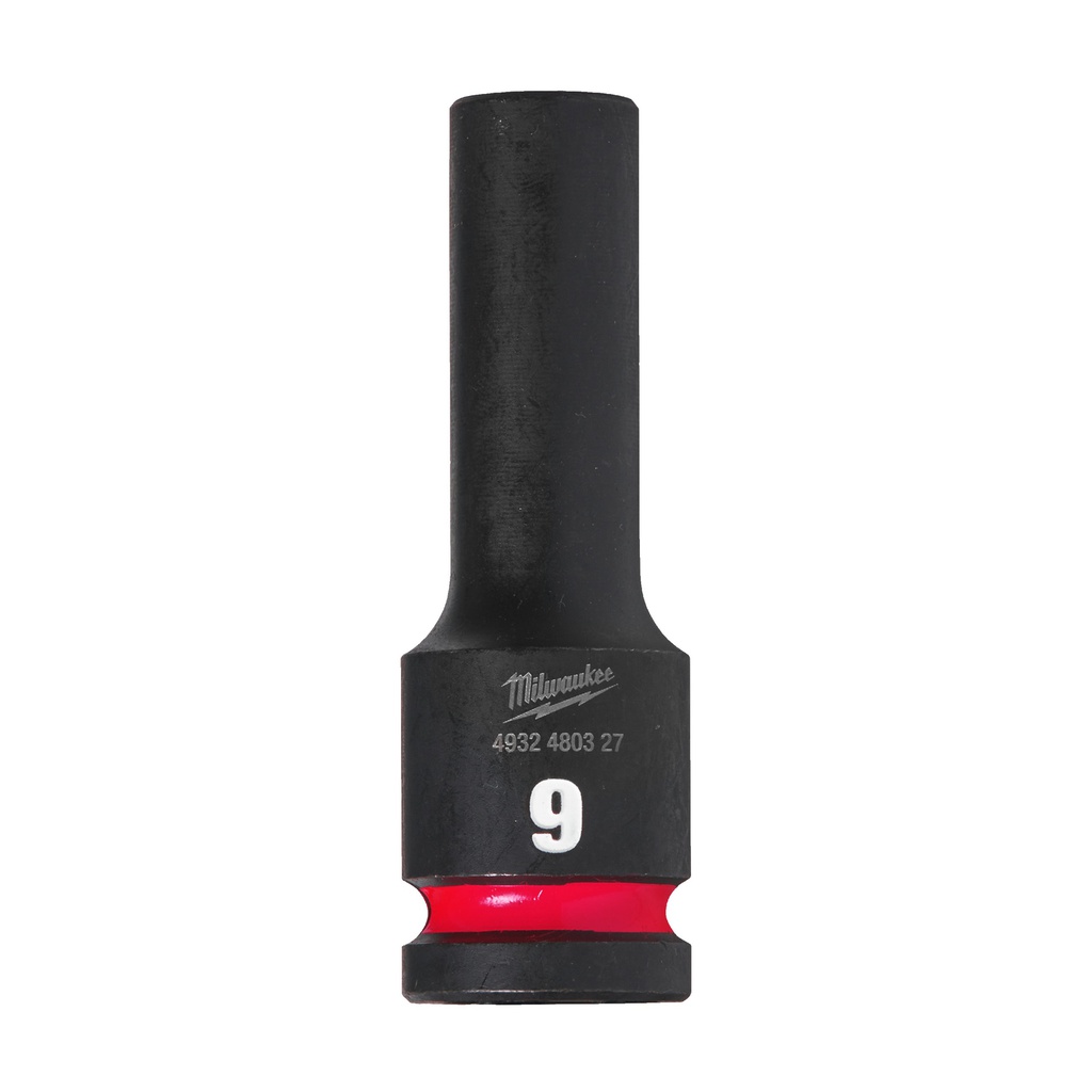 Nasadki Udarowe SHOCKWAVE™ IMPACT DUTY  ½" - długie Milwaukee | 9 mm 1/2" impact socket deep - 1pc