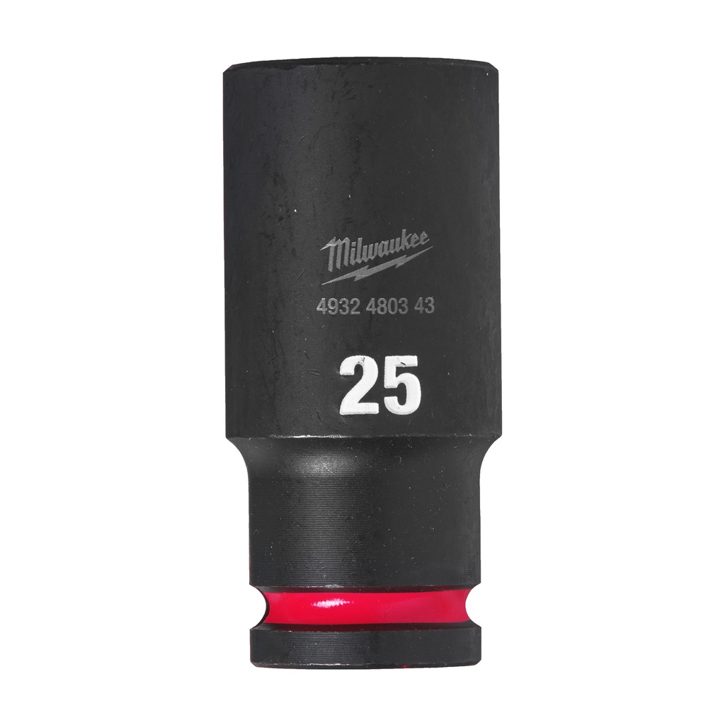 Nasadki Udarowe SHOCKWAVE™ IMPACT DUTY  ½" - długie Milwaukee | 25 mm 1/2" impact socket deep - 1pc