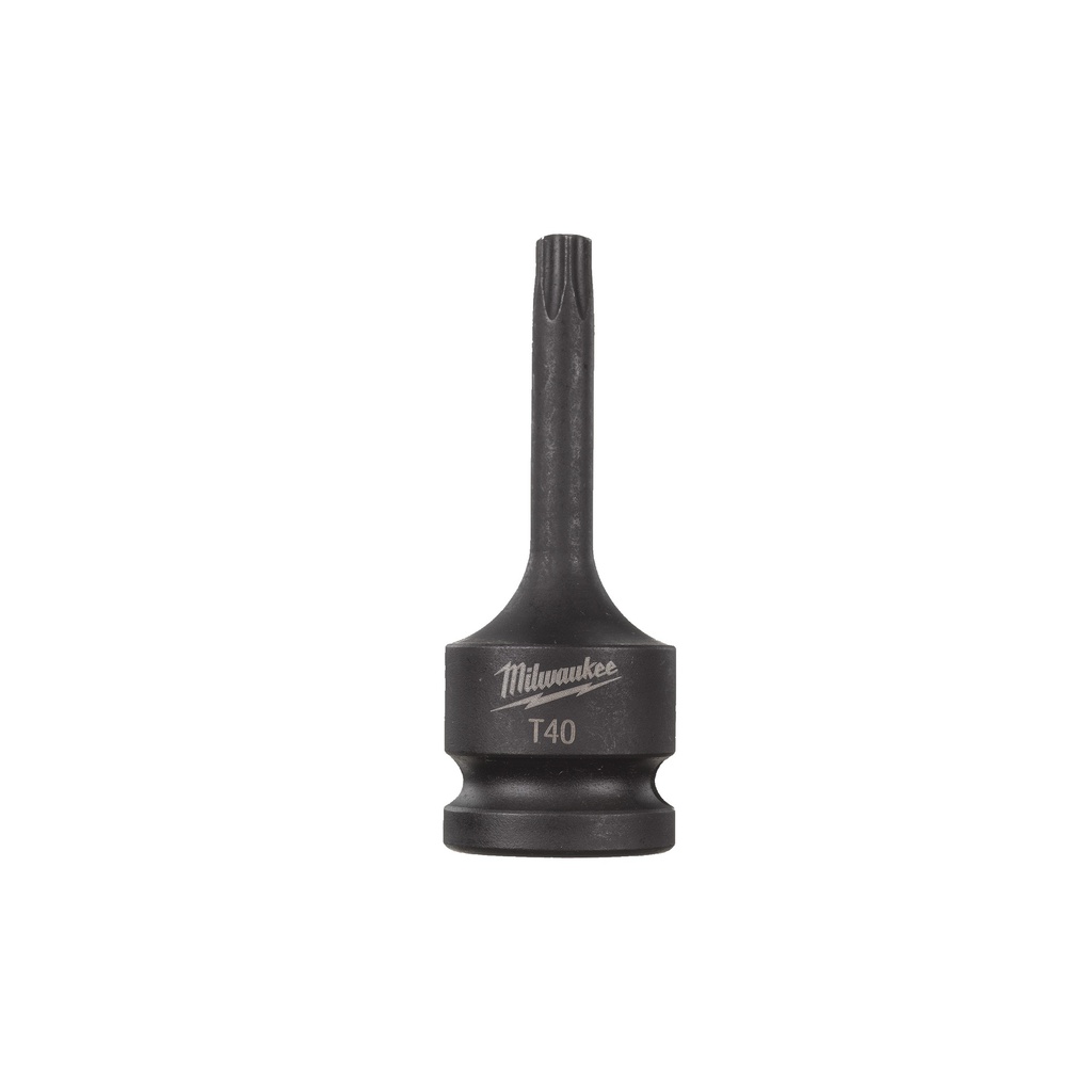 Nasadki udarowe SHOCKWAVE™ IMPACT DUTY ½″ z końcówką bita TX Milwaukee | TX40 1/2" impact bit socket