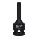 Nasadki udarowe SHOCKWAVE™ IMPACT DUTY ½″ z końcówką bita TX Milwaukee | TX50 1/2" impact bit socket