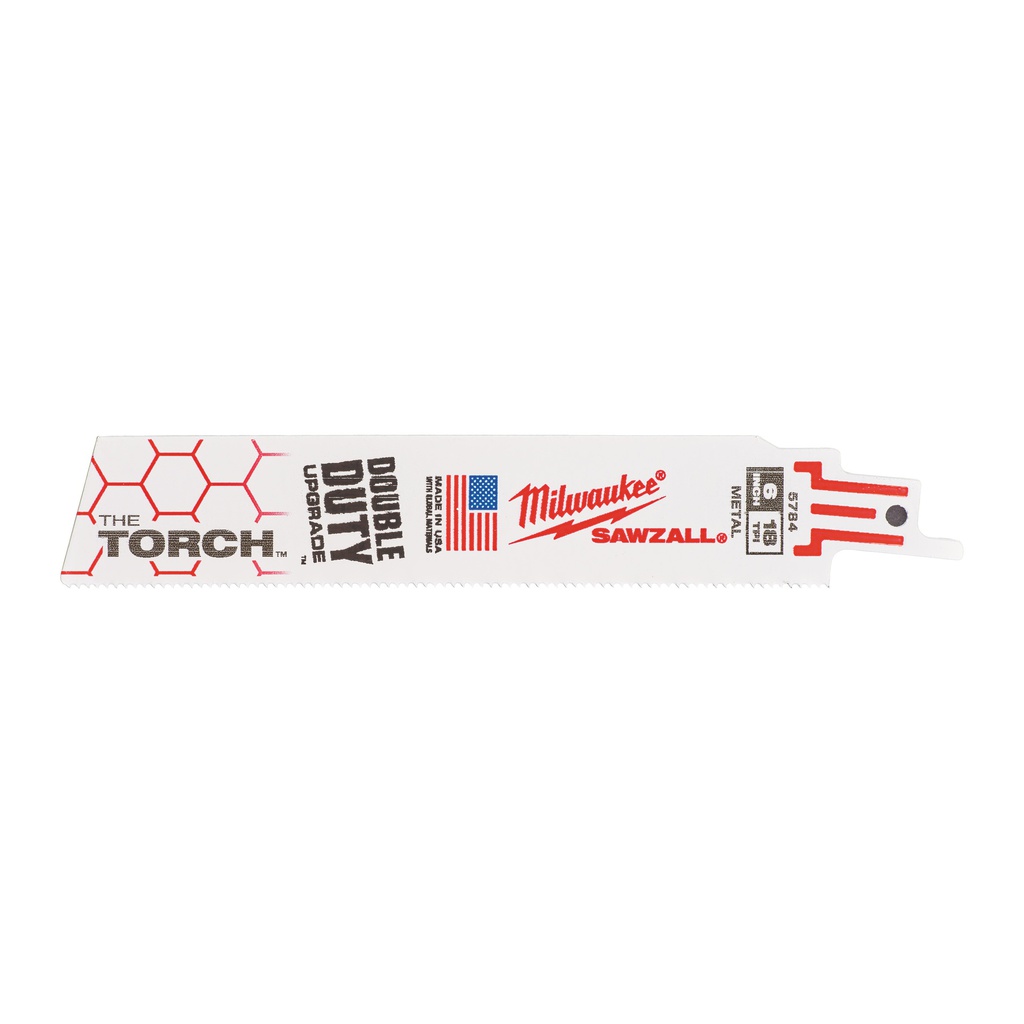 Metal: prace przy dużych obciążeniach Milwaukee | TORCH 150 x 18 Tpi - 25 pcs