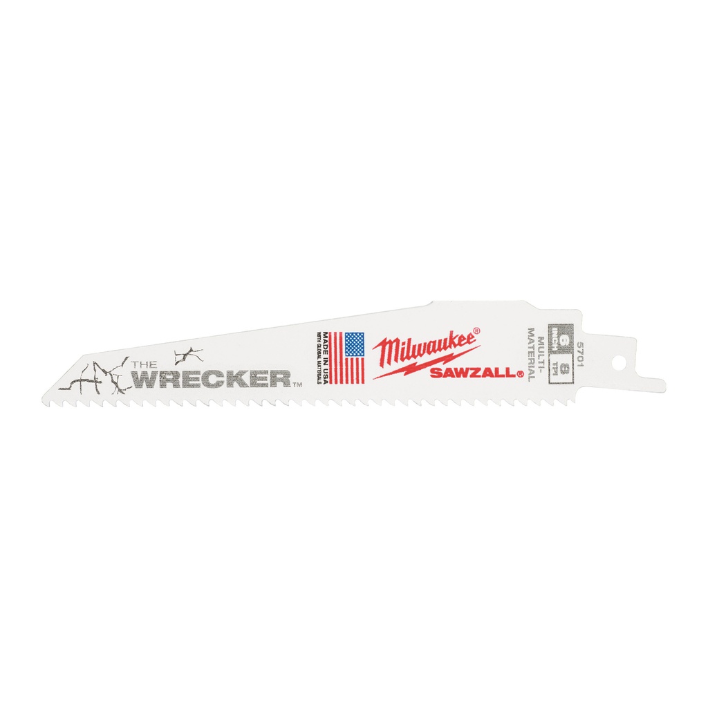 Metal: Prace przy dużych obciążeniach Milwaukee | WRECKER 150 x 7/11 Tpi - 5 pcs