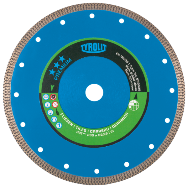 Tarcza diamentowa TYROLIT PREMIUM DCT 200 X 1,6 MM (22,23 MM)