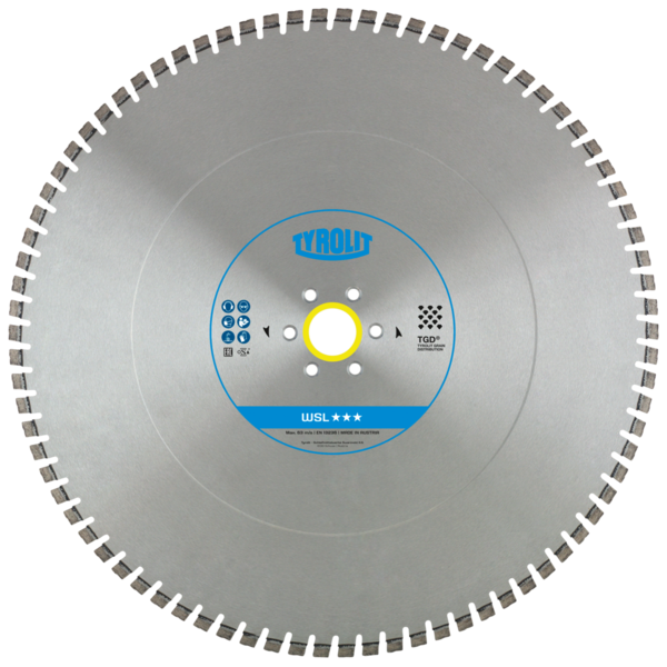 Tarcza diamentowa TYROLIT PREMIUM WSL 650 X 4,9 MM