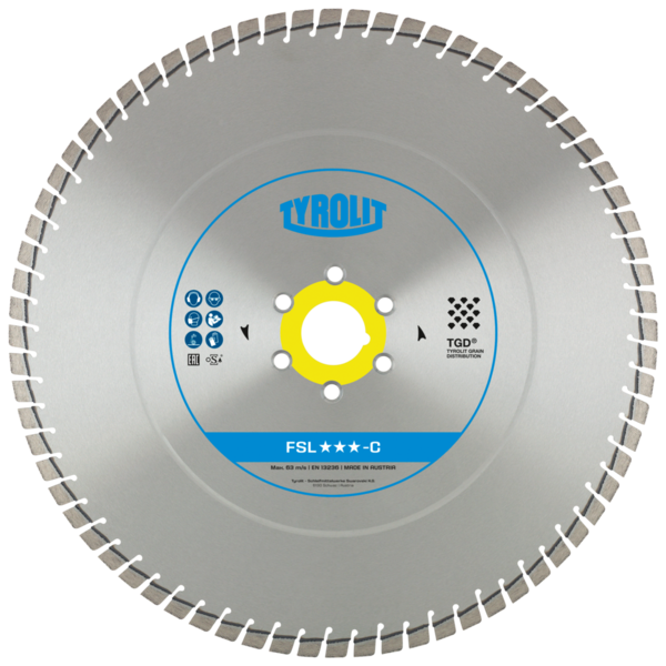 Tarcza diamentowa TYROLIT PREMIUM FSL-C 450 X 3,9 MM