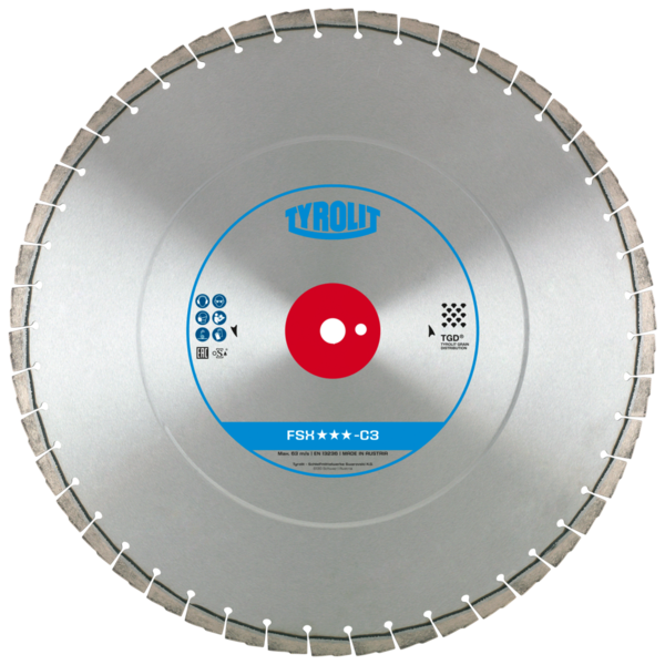 Tarcza diamentowa TYROLIT PREMIUM FSX-C3 500 X 3,9 MM