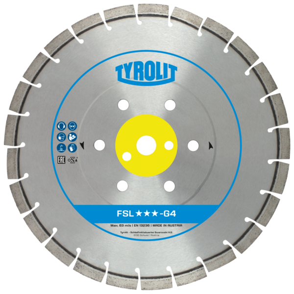 Tarcza diamentowa TYROLIT PREMIUM FSL-G3 350 X 2,8 MM