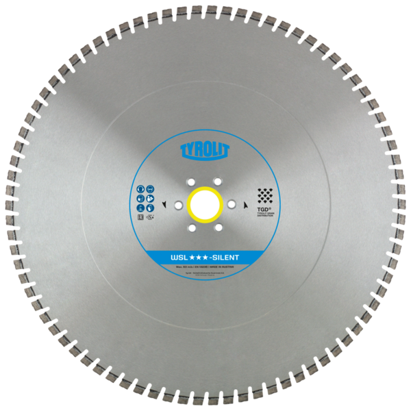 Tarcza diamentowa TYROLIT PREMIUM WSL SILENT 825 X 4,4 MM