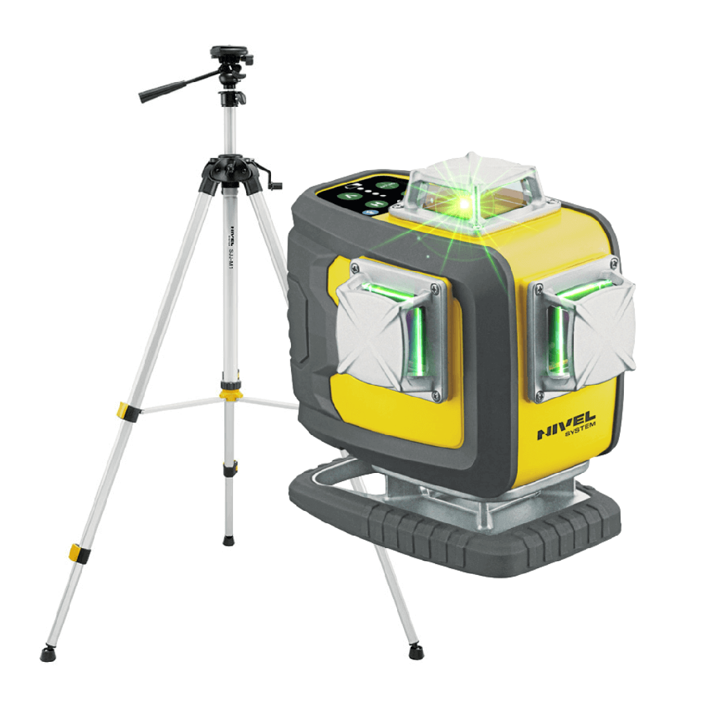 Laser budowlany Nivel System CL4D-G - ZESTAW statyw SJJ-M1 EX