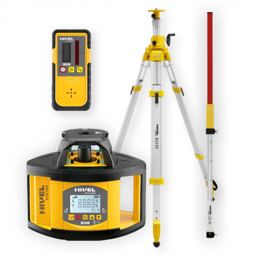 Niwelator laserowy Nivel System NL540 - ZESTAW   łata LS-24   statyw SJJ32