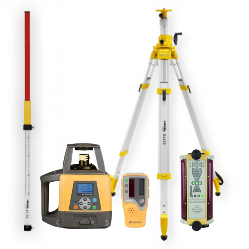 Niwelator laserowy Topcon RL-200 2S - ZESTAW   łata LS-24   statyw SJJ32   czujnik LS-B110