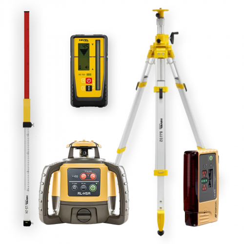 Niwelator laserowy Topcon RL-H5A DIGITAL - ZESTAW   LS-24   statyw SJJ32   czujnik LS-B10