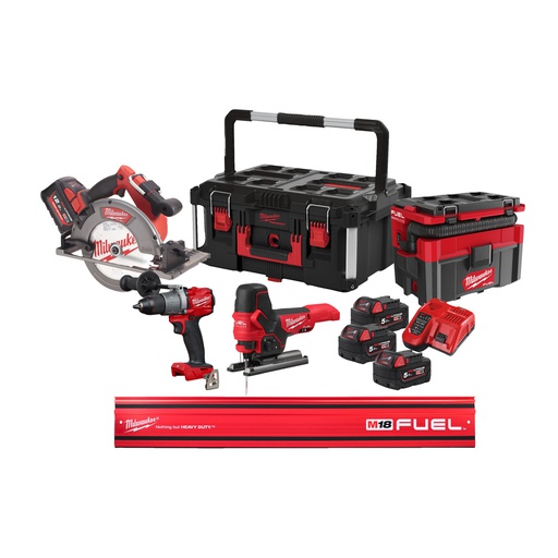 [4933481015] M18 FUEL™ promocyjny power pack Milwaukee | M18 FPP4L-124P