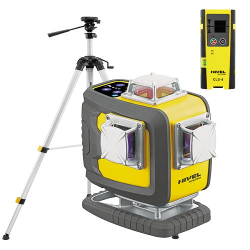 [CL4D-P-zestaw3] ZESTAW Laser budowlany Nivel System CL4D-P + statyw SJJM1EX + czujnik CLS-4