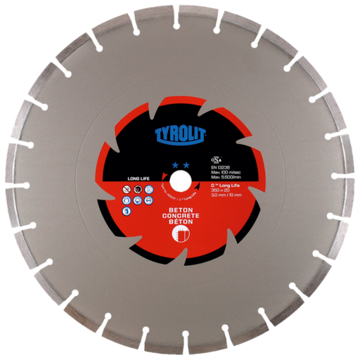 [484994] Tarcza diamentowa TYROLIT STANDARD DCC-LL 300 X 2,6 MM, 20 MM