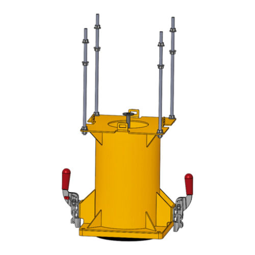 [42100104] Adapter szybkowymienny SWA-200 (wersja krótka) Probst