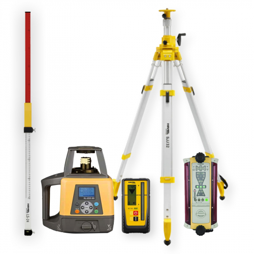 [RL-200 2S DIGITAL-zestaw4] Niwelator laserowy Topcon RL-200 2S DIGITAL - ZESTAW   łata LS-24   statyw SJJ32   czujnik LS-B110